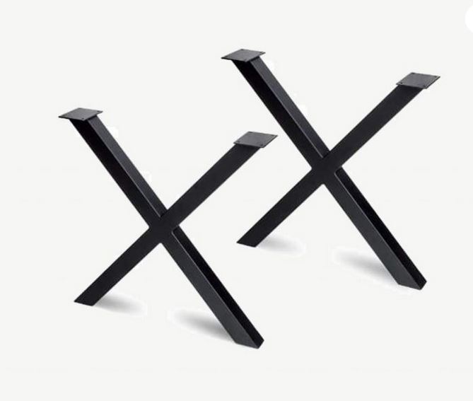 patas de hierro en x